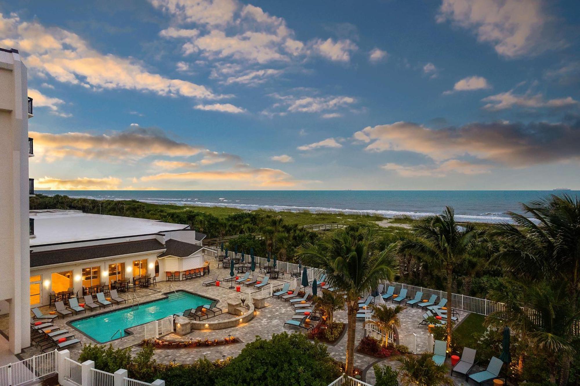 Hilton Garden Inn Cocoa Beach-Oceanfront, Fl Dış mekan fotoğraf